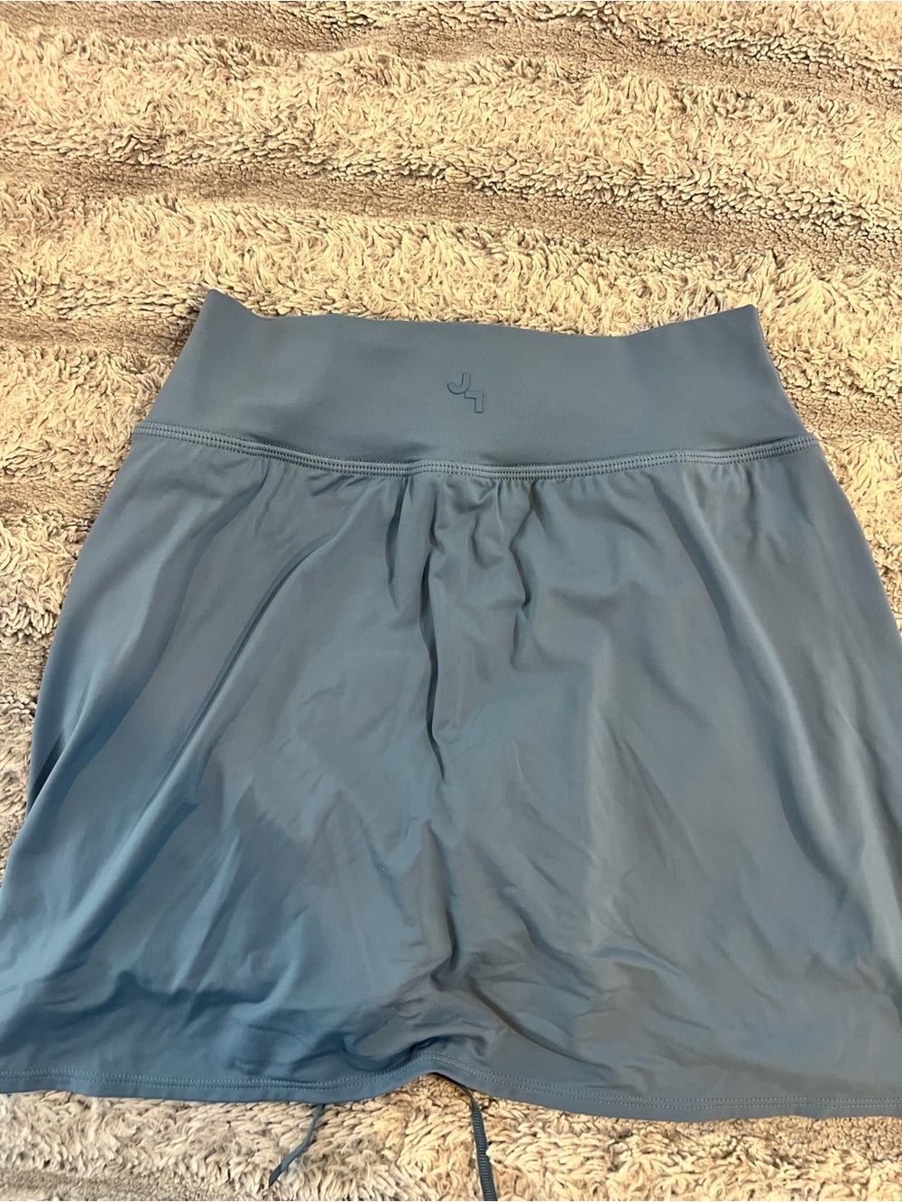 JoyLab Slate Blue Drawstring Ruched Active Skirt - Picture 4 of 4
